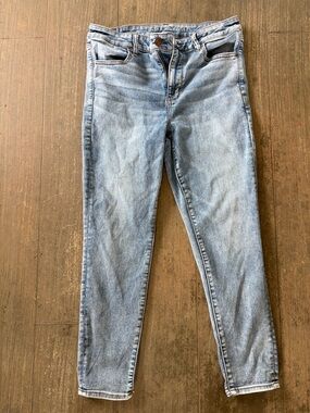 American Eagle Light Blue Women's Denim Jeans size 14 short